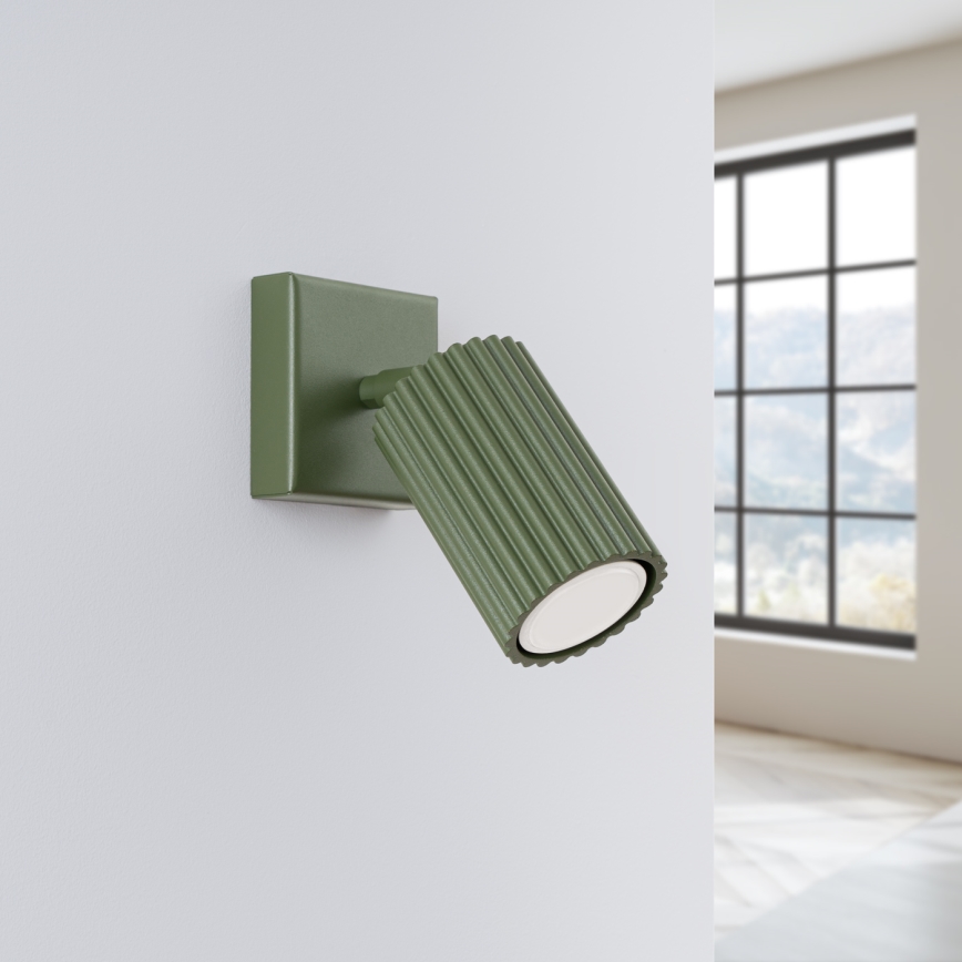 Faretto da parete KARBON 1xGU10/10W/230V verde