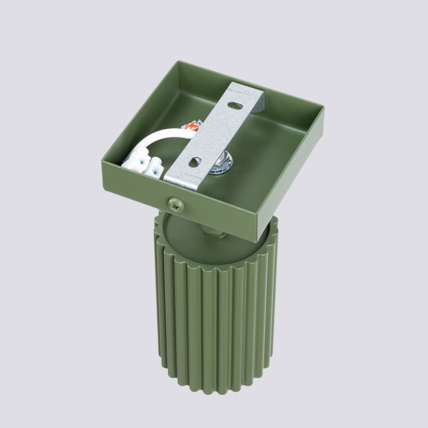 Faretto da parete KARBON 1xGU10/10W/230V verde