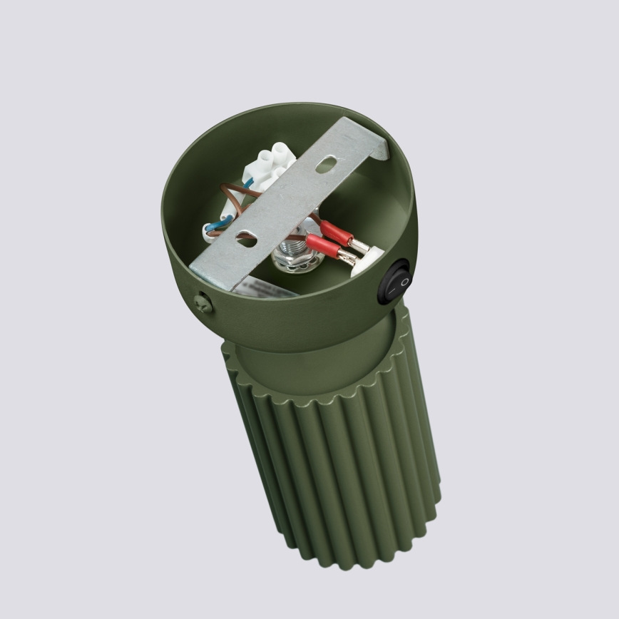 Faretto da parete KARBON 1xGU10/10W/230V verde