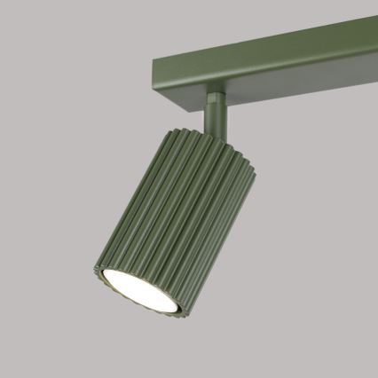 Faretto KARBON 2xGU10/10W/230V verde