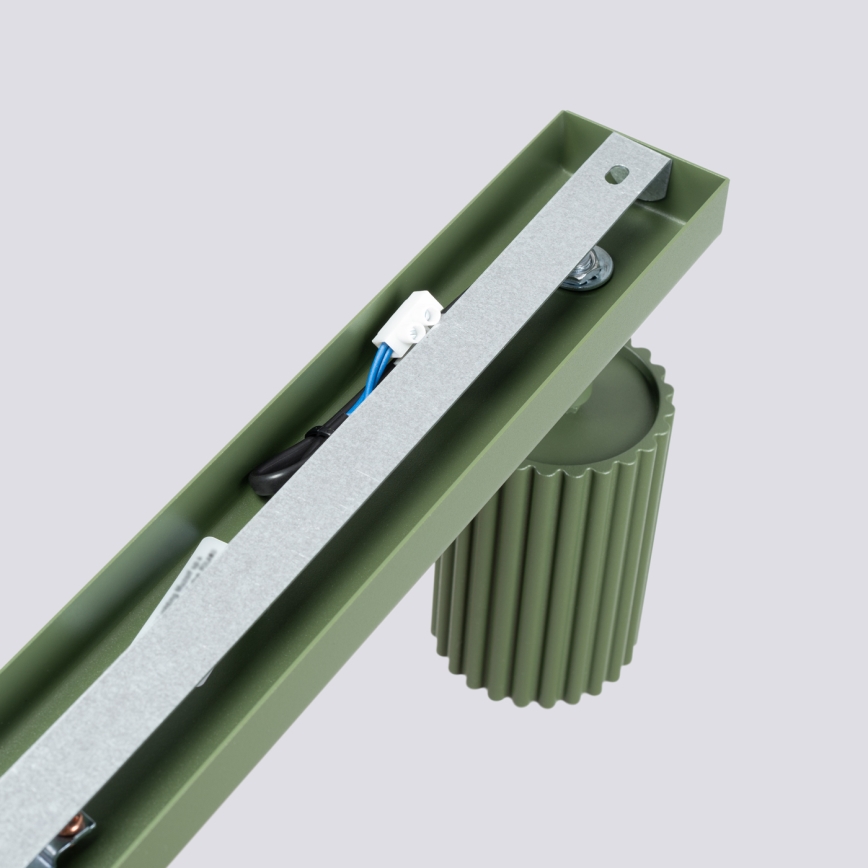 Faretto KARBON 3xGU10/10W/230V verde