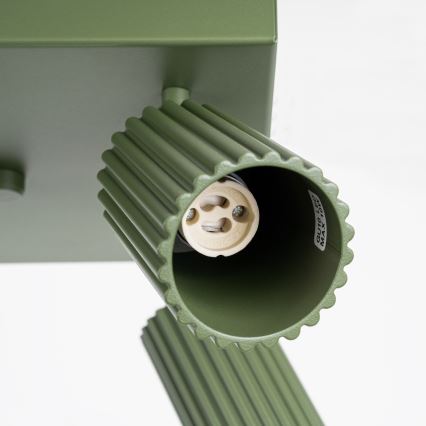 Faretto KARBON 4xGU10/10W/230V verde