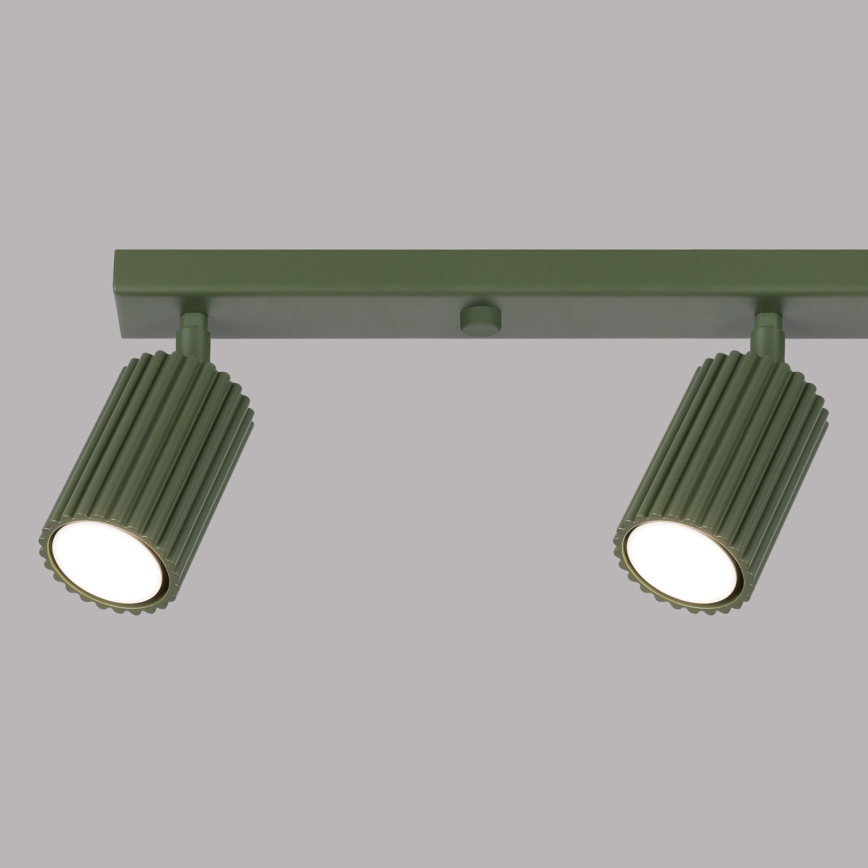 Faretto KARBON 4xGU10/10W/230V verde