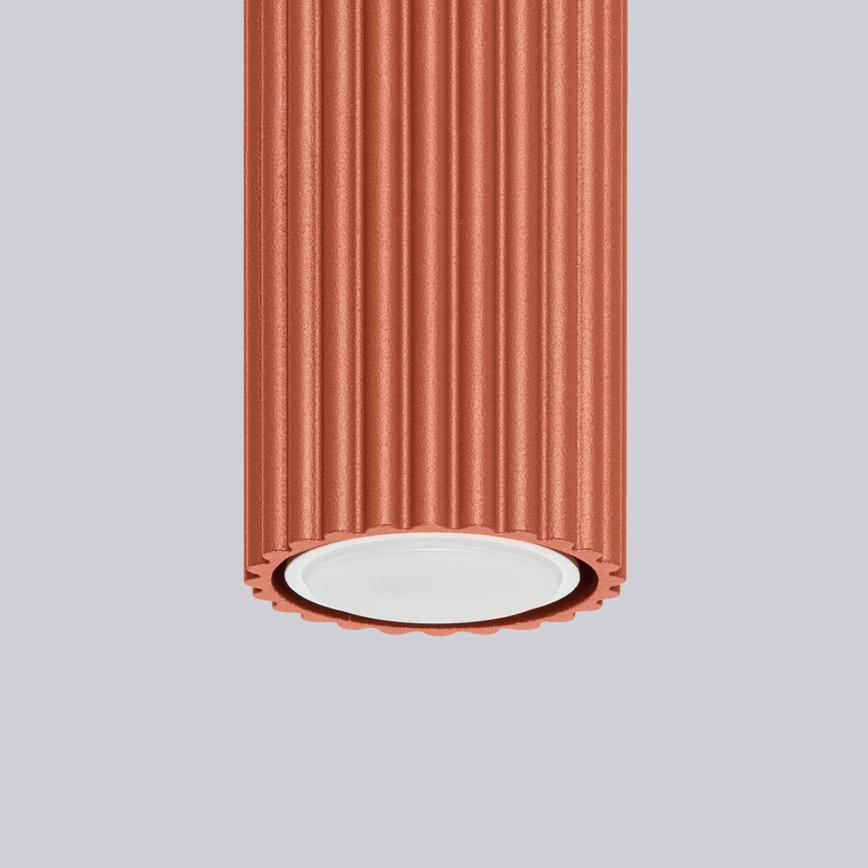 Faretto KARBON 1xGU10/10W/230V 60 cm rosso