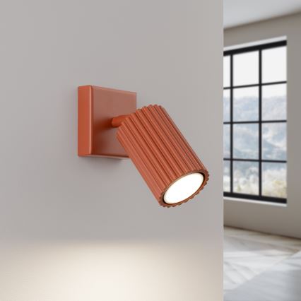 Faretto da parete KARBON 1xGU10/10W/230V rosso