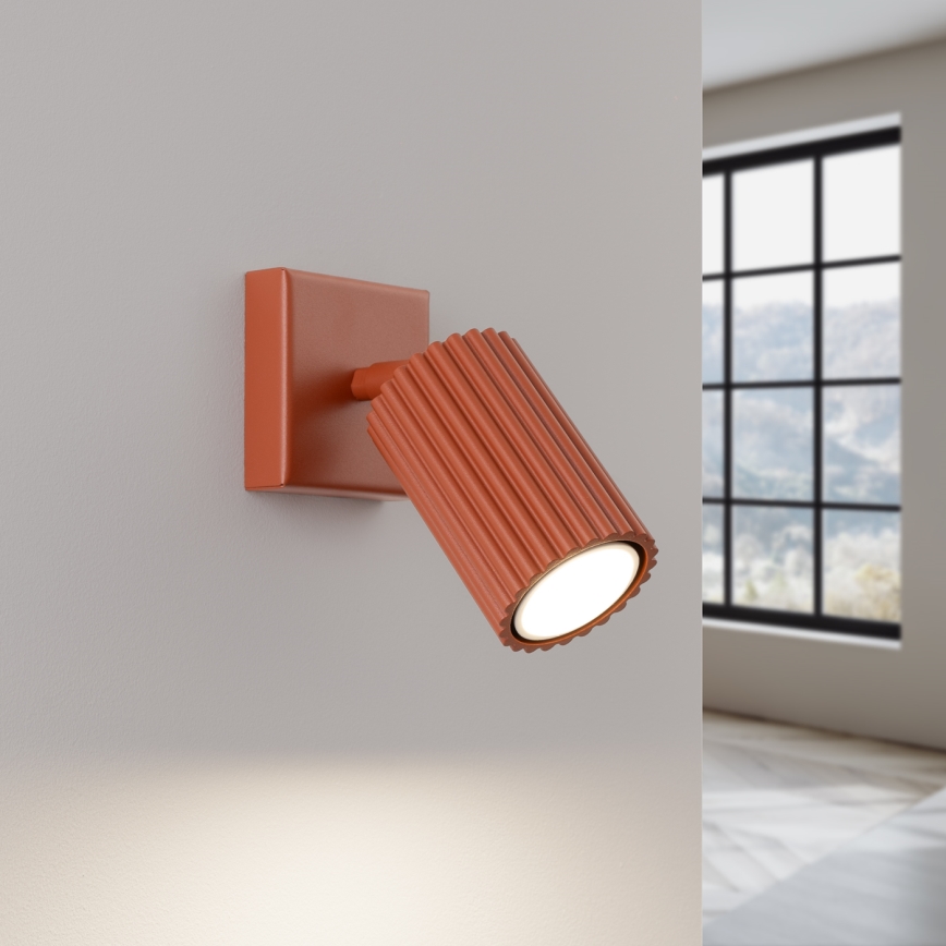 Faretto da parete KARBON 1xGU10/10W/230V rosso