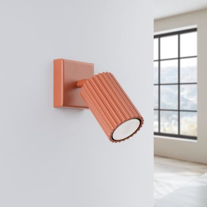 Faretto da parete KARBON 1xGU10/10W/230V rosso