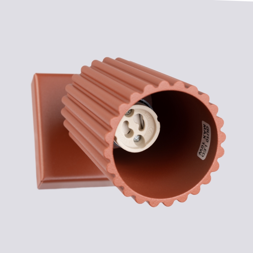 Faretto da parete KARBON 1xGU10/10W/230V rosso