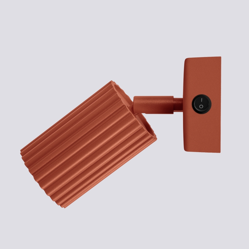 Faretto da parete KARBON 1xGU10/10W/230V rosso