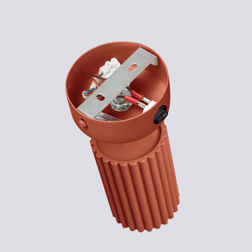 Faretto da parete KARBON 1xGU10/10W/230V rosso