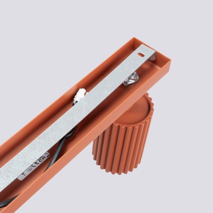 Faretto KARBON 6xGU10/10W/230V rosso