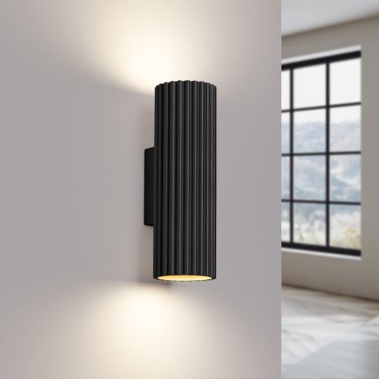 Applique KARBON 2xGU10/10W/230V nero