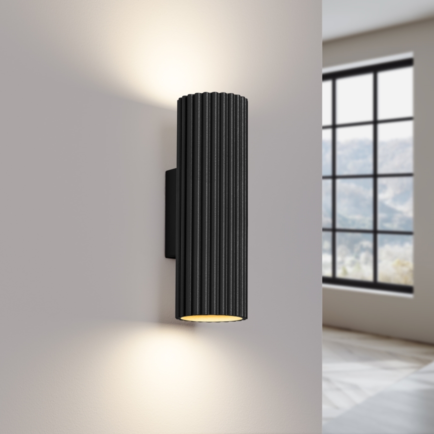 Applique KARBON 2xGU10/10W/230V nero