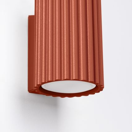 Applique KARBON 1xGU10/10W/230V rosso