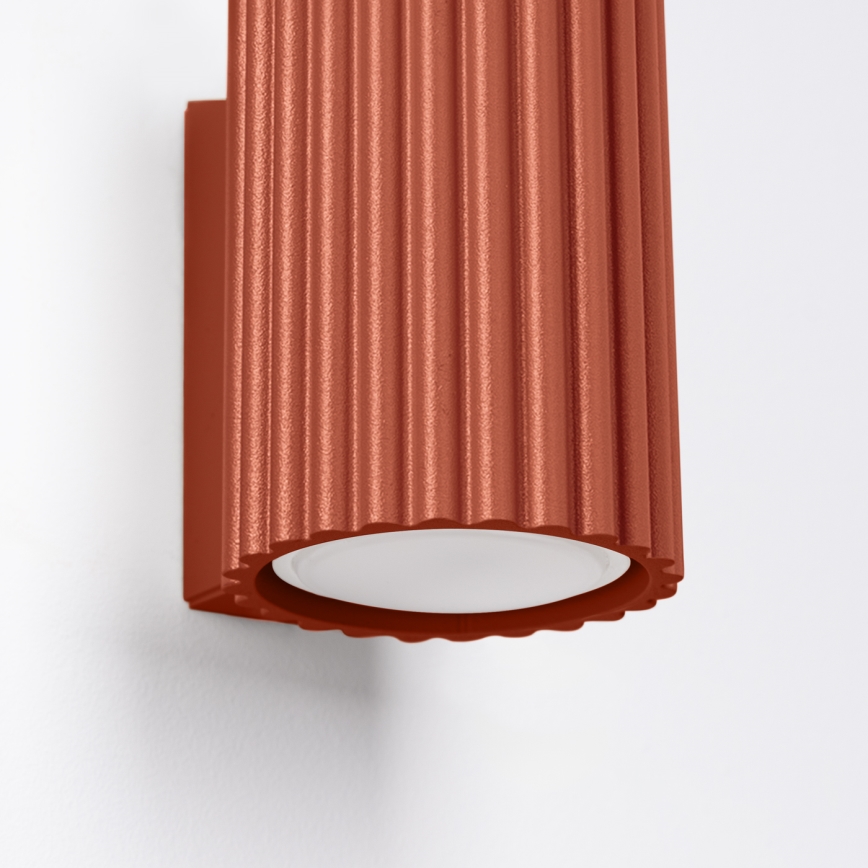 Applique KARBON 1xGU10/10W/230V rosso