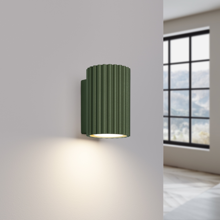 Applique KARBON 1xGU10/10W/230V verde