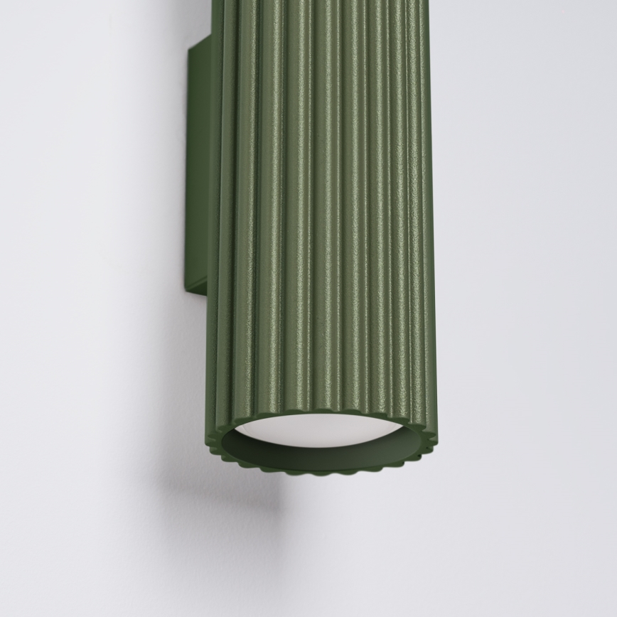 Applique KARBON 2xGU10/10W/230V verde