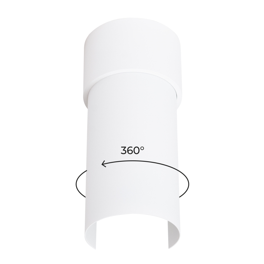 Plafoniera FLASH 1xE27/15W/230V bianco