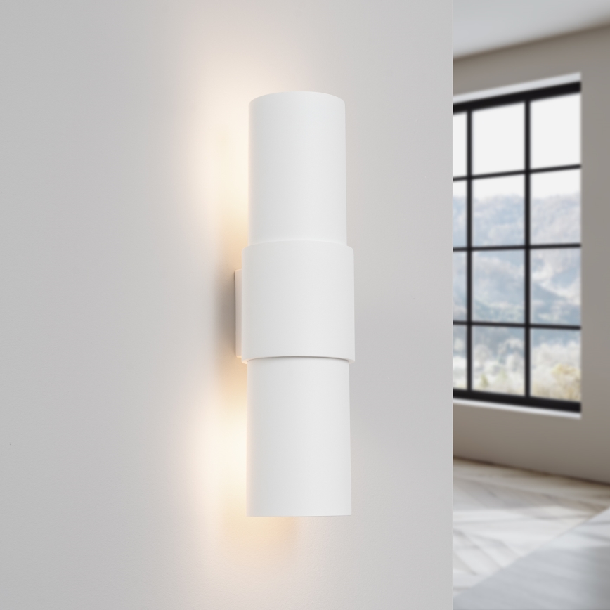 Applique FLASH 2xE27/15W/230V bianco
