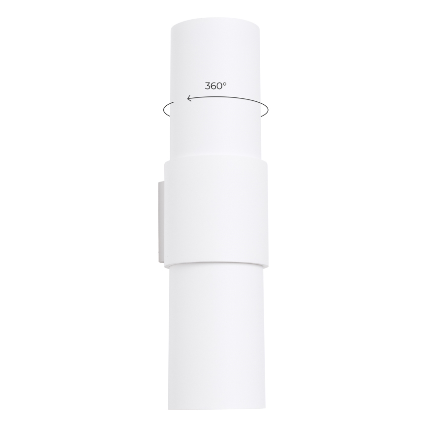 Applique FLASH 2xE27/15W/230V bianco