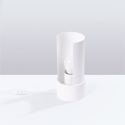 Lampada da tavolo FLASH 1xE27/15W/230V bianco