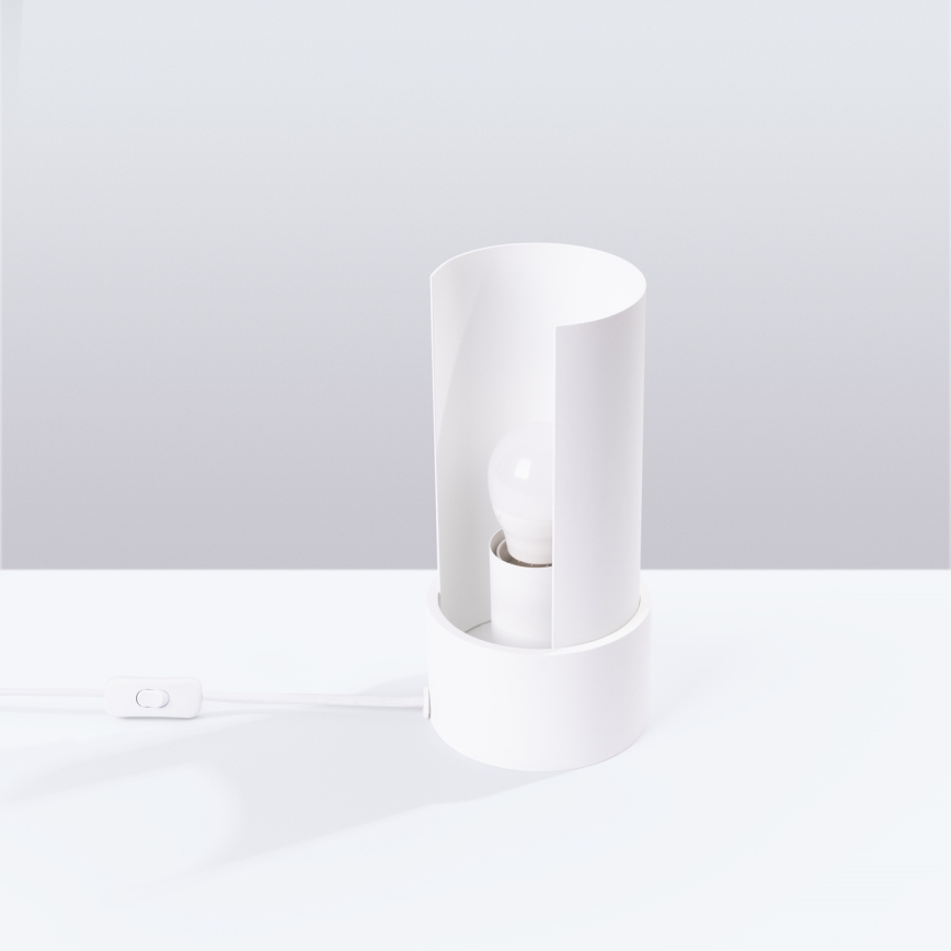 Lampada da tavolo FLASH 1xE27/15W/230V bianco