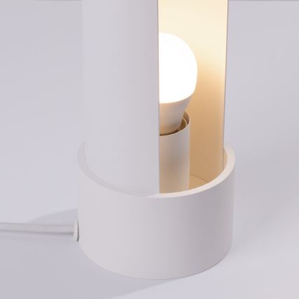 Lampada da tavolo FLASH 1xE27/15W/230V bianco