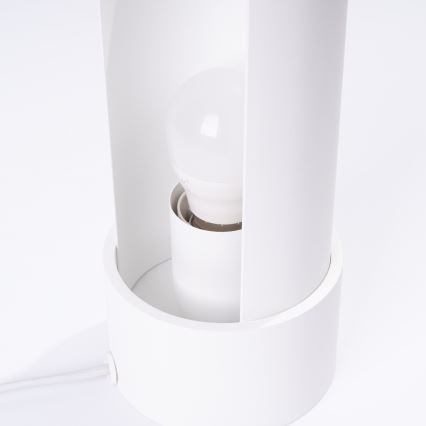 Lampada da tavolo FLASH 1xE27/15W/230V bianco