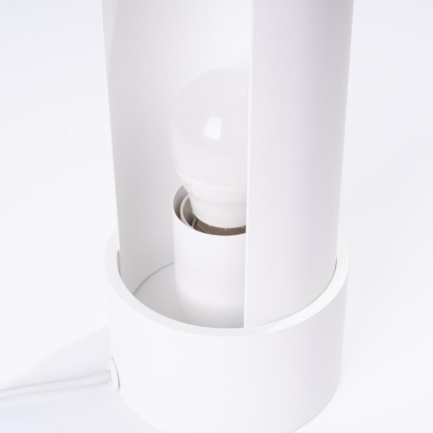 Lampada da tavolo FLASH 1xE27/15W/230V bianco