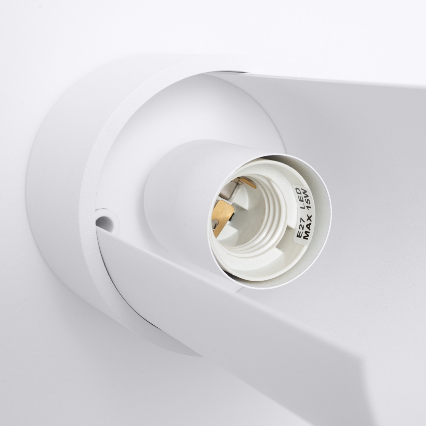 Lampada da tavolo FLASH 1xE27/15W/230V bianco