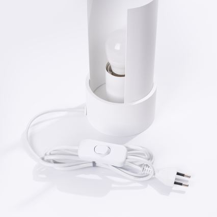 Lampada da tavolo FLASH 1xE27/15W/230V bianco