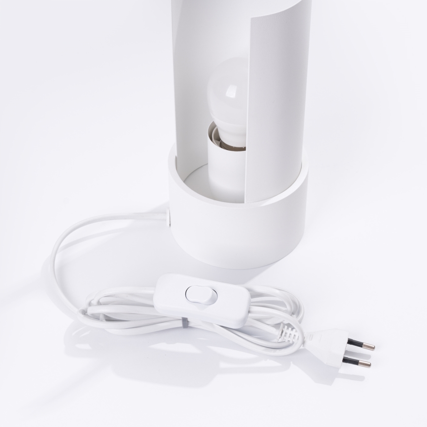 Lampada da tavolo FLASH 1xE27/15W/230V bianco