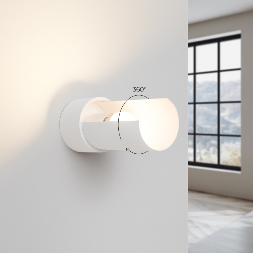 Applique FLASH 1xE27/15W/230V bianco