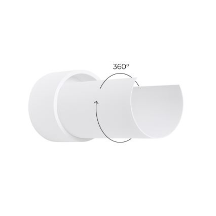 Applique FLASH 1xE27/15W/230V bianco