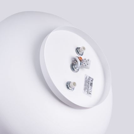 Plafoniera OMIQ 4xE27/15W/230V Ø 30 cm bianca