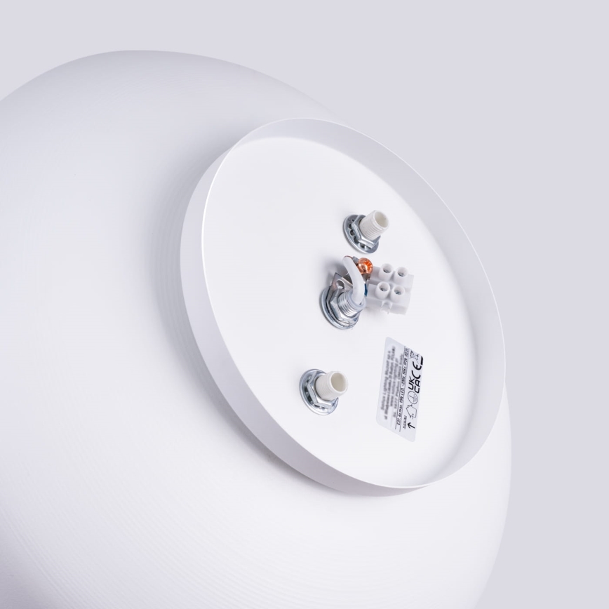 Plafoniera OMIQ 4xE27/15W/230V Ø 30 cm bianca