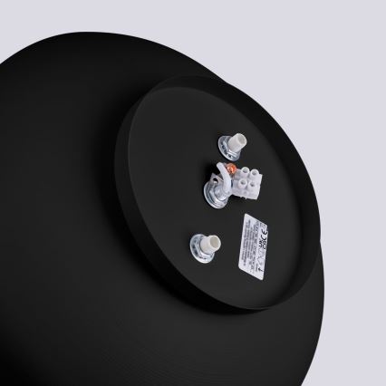 Plafoniera OMIQ 4xE27/15W/230V Ø 30 cm nera