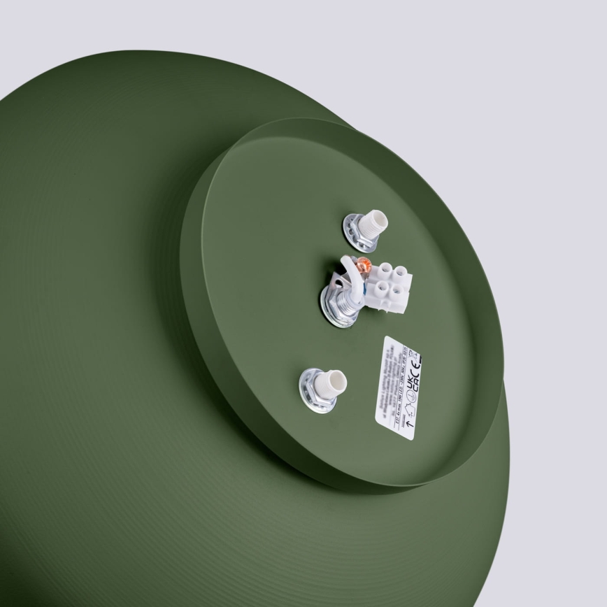 Plafoniera OMIQ 4xE27/15W/230V Ø 30 cm verde