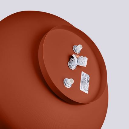 Plafoniera OMIQ 4xE27/15W/230V Ø 30 cm rossa