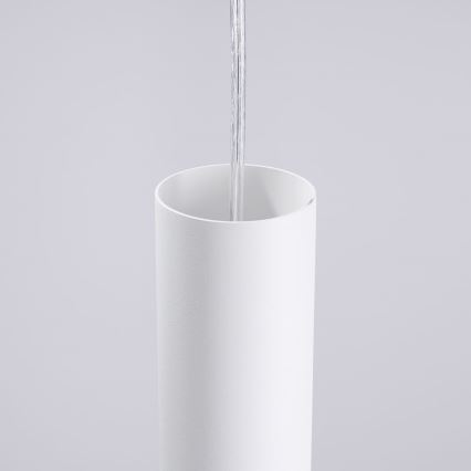 Lampadario a sospensione con filo LAMI 1xGU10/10W/230V bianco