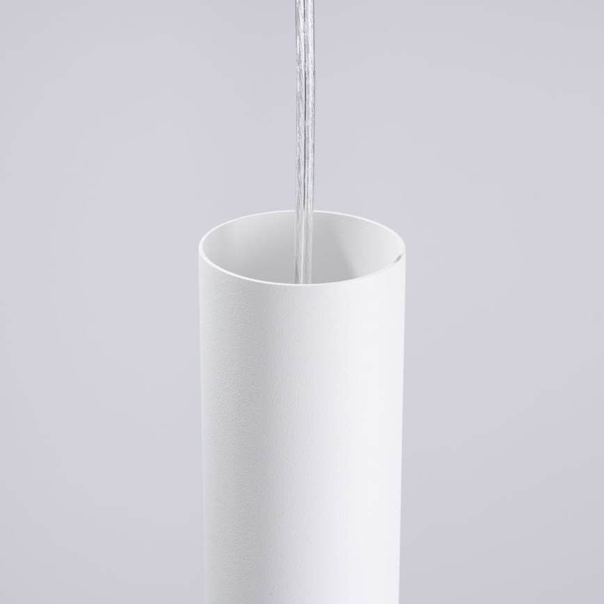 Lampadario a sospensione con filo LAMI 1xGU10/10W/230V bianco
