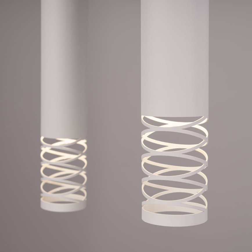 Lampadario a sospensione con filo LAMI 3xGU10/10W/230V bianco