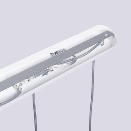 Lampadario a sospensione con filo LAMI 3xGU10/10W/230V bianco
