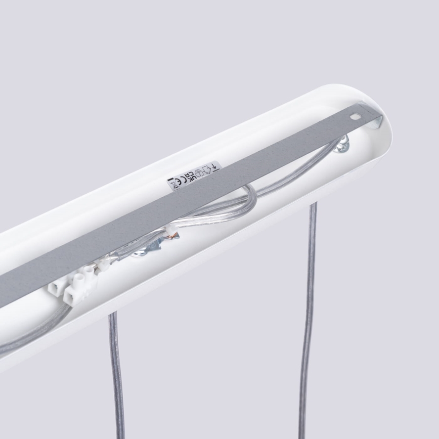 Lampadario a sospensione con filo LAMI 3xGU10/10W/230V bianco