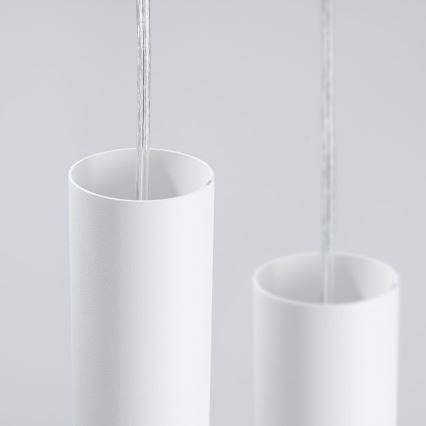 Lampadario a sospensione con filo LAMI 3xGU10/10W/230V bianco