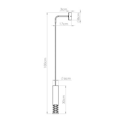 Applique LAMI 1xGU10/10W/230V bianco