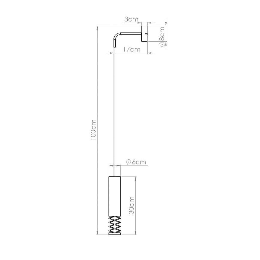 Applique LAMI 1xGU10/10W/230V bianco