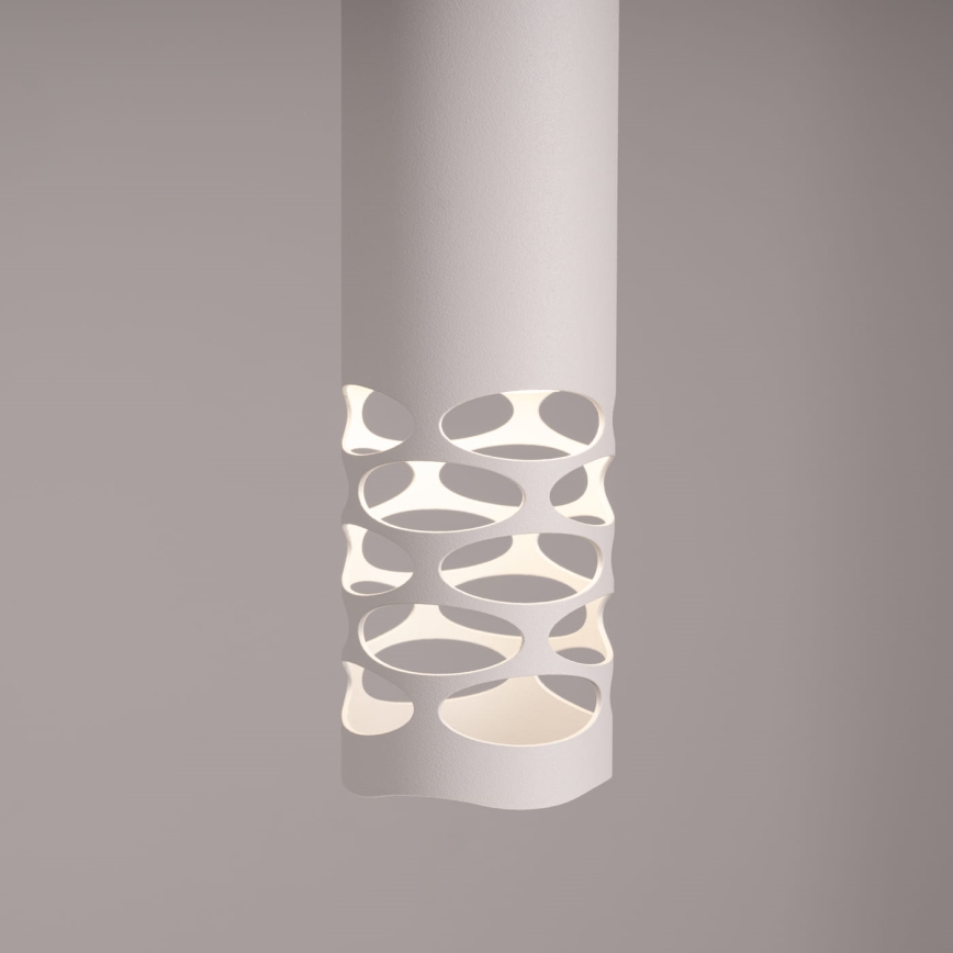 Lampadario a sospensione con filo LIRO 1xGU10/10W/230V bianco