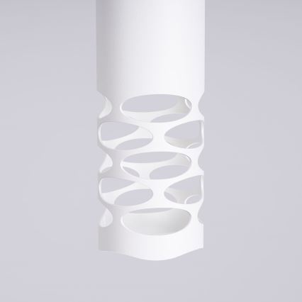 Lampadario a sospensione con filo LIRO 1xGU10/10W/230V bianco