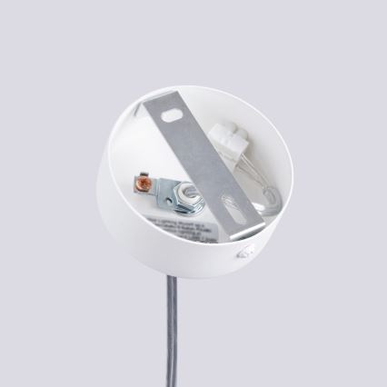 Lampadario a sospensione con filo LIRO 1xGU10/10W/230V bianco